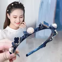 水钻发夹发卡宽边甜美淑女防滑头箍洗脸发卡头箍可爱成人发夹