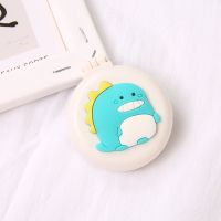 可爱少女心折叠气囊梳子卡通便携塑料气垫头部按摩梳子带化妆镜子