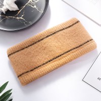 春夏月子头巾束发带产妇针织宽边额头保暖头带产后防风寒头套头饰