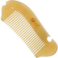 角小号随身梳羊角梳包包随身便携牛角梳防护发静电创意梳子