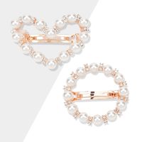 半发夹水钻头饰成人一字弹簧夹简约马尾夹百搭顶夹个性发卡子