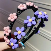 儿童发饰女童压发头箍可爱宝宝碎发发箍编发夹子发卡不头饰