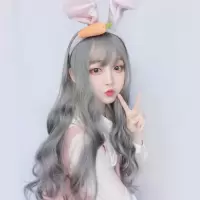 假发女长卷发日系lolita大波浪cos洛丽软妹jk长发金色头套