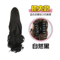 双马尾假发长卷发女学生绑带抓夹逼真可爱萝莉软妹直发辫子假发片