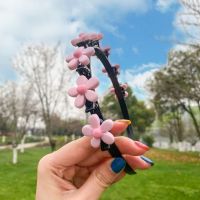 儿童编发发夹碎发器发箍女童可爱花朵发卡发款箍头箍头饰女