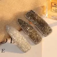 韩版ins水晶发卡水钻发夹珍珠发卡刘海发夹头饰bb夹发饰