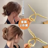 珍珠抓夹发夹成人豹纹金属发量多大号抓发夹子后脑勺鲨鱼夹