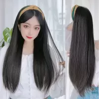 假发女长卷发大波浪发箍一体半头套直自然韩式气质仿真全头套