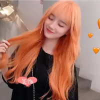 白色lolita假发女生自然微长卷发大波浪空气刘海奶奶灰软妹假毛