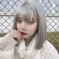 假发女朋克风一刀齐短发帅气o头气质修圆脸空气刘海全头套