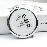 便携可爱化妆镜迷你折叠随身镜美容镜圆形双面镜小镜子
