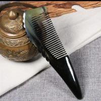 牛角梳子加大号加长加厚防静电女长发防脱礼物家用按摩梳