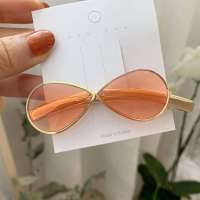 发夹女韩版个性墨镜刘海夹一字夹边夹少女鸭嘴夹