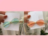 发夹女韩版个性墨镜刘海夹一字夹边夹少女鸭嘴夹