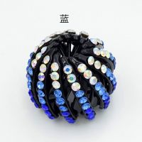 丸子头马尾盘发器鸟巢发夹发卡镶钻盘头饰品发带头绳圈顶夹