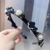 水钻发夹发卡宽边甜美淑女防滑头箍洗脸发卡头箍可爱成人发夹