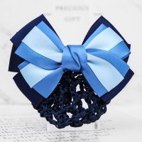 护士头花职业网花职业女头花蝴蝶结韩版餐饮银行头花