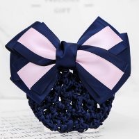 护士头花职业网花职业女头花蝴蝶结韩版餐饮银行头花