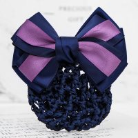 护士头花职业网花职业女头花蝴蝶结韩版餐饮银行头花