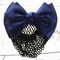 头花女职业护士银行酒店空乘发网兜细网套盘头发头饰