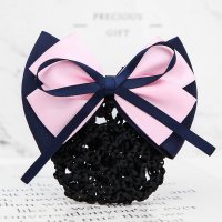 职业女头花酒店银行移动电信护士空姐蝴蝶结员工作发网兜