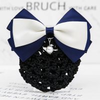 职业女头花酒店银行移动电信护士空姐蝴蝶结员工作发网兜