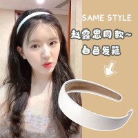 虞书欣同款白色发箍百搭外出简约发旅头箍女发卡头饰发带