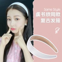 虞书欣同款白色发箍百搭外出简约发旅头箍女发卡头饰发带