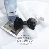 小号日系蝴蝶结发夹顶夹刘海红色弹簧夹少女jk发卡后脑勺夹子头饰