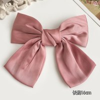 韩版jk红色大蝴蝶结头饰发夹后脑勺发饰发绳仙发卡顶夹夹子