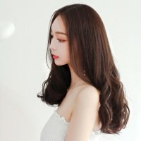 大网U型半头套假发哑光高温丝接发片女长卷发时尚发片
