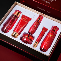 红参蜗牛原液补水护肤品套装女水乳霜保湿学生化妆品