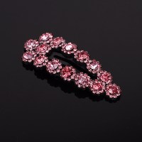 韩版彩色水钻bb夹刘海夹水滴一字夹简约百搭碎发夹子发卡头饰品女