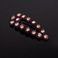 韩版彩色水钻bb夹刘海夹水滴一字夹简约百搭碎发夹子发卡头饰品女