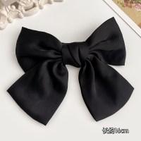 韩版jk红色大蝴蝶结头饰发夹后脑勺发饰发绳仙发卡顶夹夹子