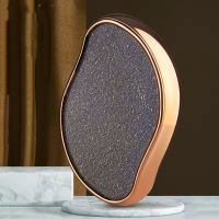 刮脚后磨砂器磨脚器去后跟老茧脚底修脚器搓脚板工具磨脚石|[香槟金]镀晶纳米磨脚神器 单只装+马油手足修复霜(轻度装)