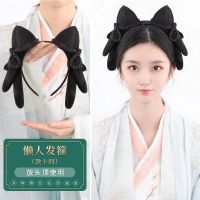 古装汉服假发包古风发髻发型女全头套一体式假发发箍手残百搭|懒人发箍款十四[猫耳款]