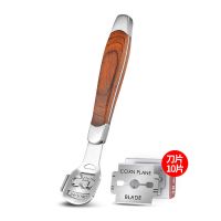 刮脚刀修脚刀去老茧工具套装脚底干裂脚后跟老茧磨脚器|彩木柄修脚+20片刀