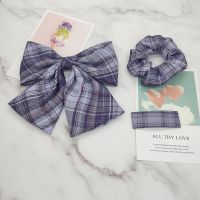 jk少女头饰蝴蝶结发夹大肠发圈手作小物套装组合韩版学生可爱皮筋|[葡萄汽水]三件套