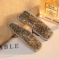 韩版ins水晶发卡水钻发夹珍珠发卡刘海发夹头饰bb夹发饰|水滴灰+方形灰-34
