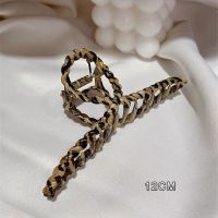 珍珠抓夹发夹成人豹纹金属发量多大号抓发夹子后脑勺鲨鱼夹|1个豹纹抓夹