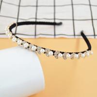 百搭珍珠发箍女可爱外戴头箍发卡成年女简约压发夹子头饰|豌豆款