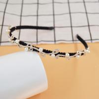 百搭珍珠发箍女可爱外戴头箍发卡成年女简约压发夹子头饰|珍珠树叶款