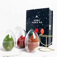 尔木葡美妆蛋不吃粉斜切彩妆粉扑海绵干湿两用美容化妆学生工具架