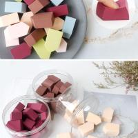 干湿两用小房子型果冻海绵美妆蛋化妆气垫粉扑软不吃粉简易装