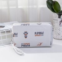 化妆包大容量韩版学生便携随身小号多功能少女心ins收纳袋洗漱包|手拿款大号-火箭小熊[防水加厚]-