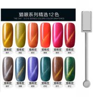 猫眼胶磁铁笔全套工具强双头单头梅花魔力多功能磁铁笔套装|双头磁铁+3D猫眼胶1瓶[发客服编号