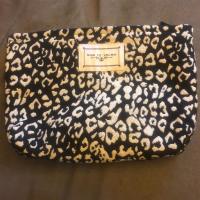 新款洗漱包潮豹纹化妆包ins收纳包大容量手拿包旅行化妆袋布包|豹纹