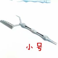 定位烫发梳美发工具发型定位器烫发卷发器水仁定位烫理发店|灰色小号一支