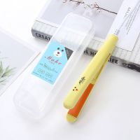 学生迷你干湿直卷发器电夹板直板夹直发卷发两用刘海器小型|黄+收纳盒(直卷两用) 单主机